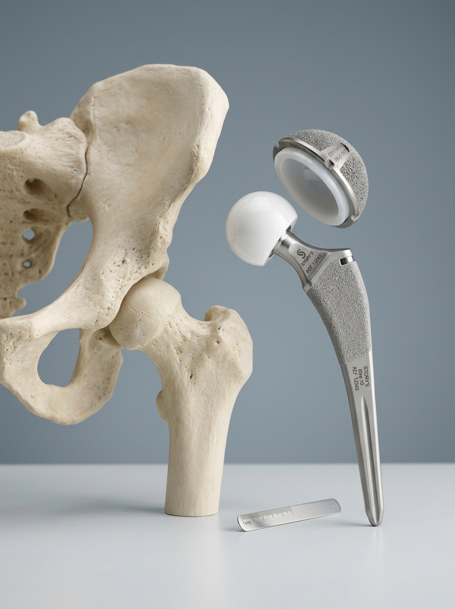 Direct Anterior Hip Replacement Implant Anatomy